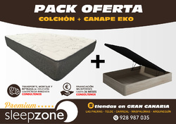 Pack Colchón Spring Grafeno y Canapé Abatible Eko